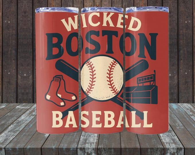 Wicked Boston Baseball Graphic – Vintage Design (SVG PNG)