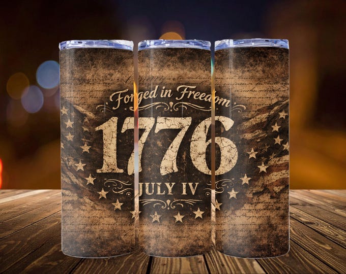 Forged In Freedom 20oz Tumbler Graphic