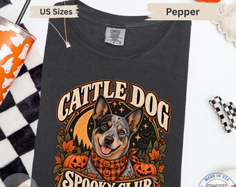 Cattle Dog Halloween Shirt – Spooky Blue Heeler Dog Mom Tee