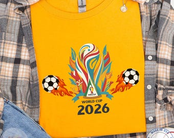 2026 World Cup Soccer Tee - USA Football Shirt, Youth Adult Jersey, America Canada Mexico