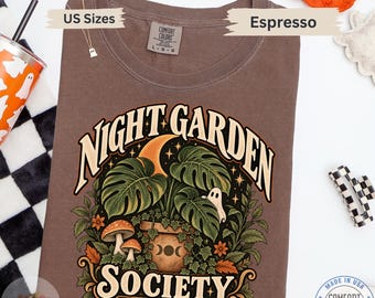 Halloween Plant Lover Shirt – Night Garden Society Vintage Tee