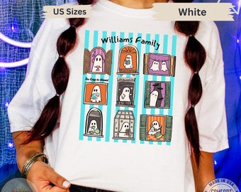 Family Halloween Shirt, Cozy Ghost Tee, Comfort Colors Garment-Dyed
