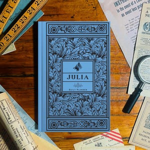 Undated Daily Planner | A5 Hardcover Notebook | Time Management | Daily Productivity |Personalized Daily Planner | Made To Order | U.S