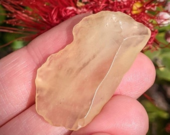 Libyan Desert Glass Tektite Genuine Crystal ldg Large World Class 6.21 Grams