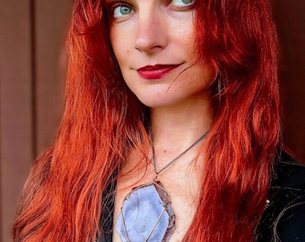 AURALITE 23 Crystal Necklace in Copper! WORLD CLASS Red Cap Auralite 23 Pendant Jewelry Authentic "Powerhouse of Calm" Rare Inclusions