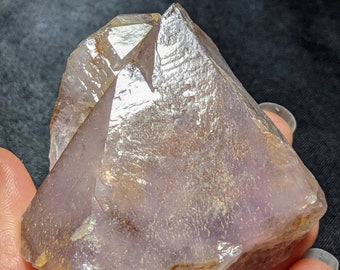 TWIN AURALITE 23 Multi Termination Crystal! Authentic Natural Facet Purple Chevron Amethyst Smoky Quartz Crystal Healing Metaphysical Canada