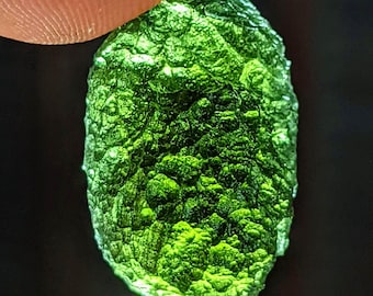 Moldavite Genuine 3+ Grams Certificate of Authenticity Genuine Chlum