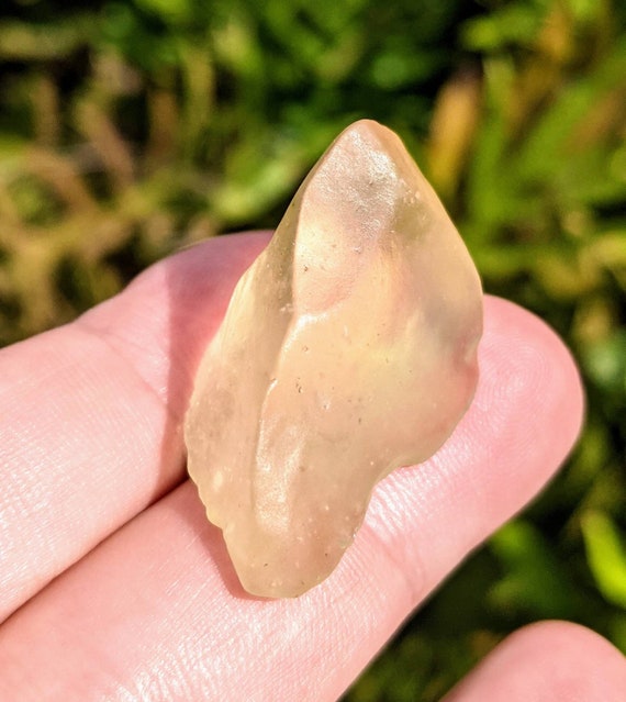 Libyan Desert Glass Tektite Genuine Crystal Ldg Large World Etsy Finland