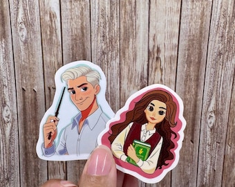 Dramione Sticker Set | Draco & Hermione Vinyl Aufkleber