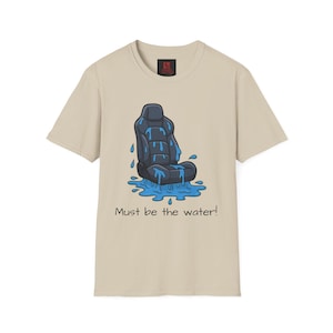 Charles Leclerc &quot;It Must Be the Water Shirt&quot; - Charles Leclerc Meme Tee