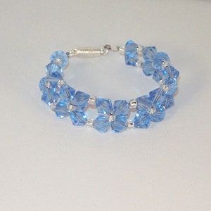 Swarovski Crystal Bridal Jewelry - Bride/Bridesmaid Bracelet -  MADE TO ORDER in Any Color