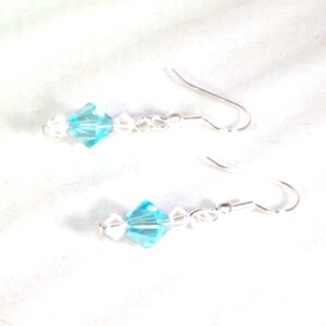 Bridal Jewelry - Swarovski  Crystal Drop  Earrings - Bride, Bridesmaids, Maid of Honor, Flower Girl, Party, Prom, Graduation