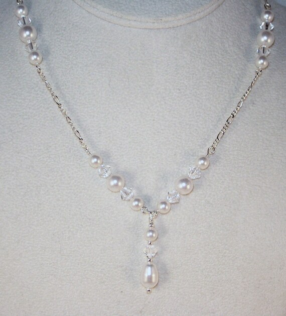 Swarovski Pearl Bridal Jewelry Bride, Bridesmaid, Maid of Honor