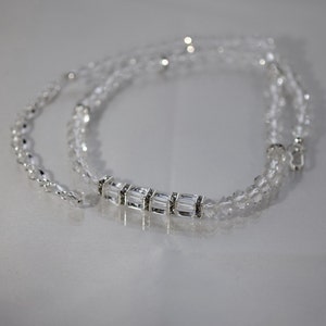 Swarovski Crystal Jewelry - Crystal Necklace - Adjustable - Bride, Bridesmaid, Maid of Honor - Made to Order