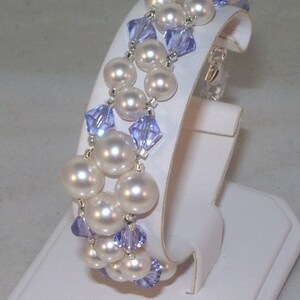 Swarovski Crystal and Pearls Jewelry - Bridal Jewelry - Bride, Bridesmaids, Maid of Honor, FlowerGIrl, Jr Bridesmaids - Any Colors