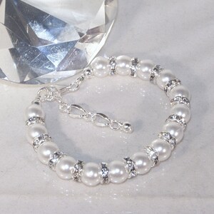 Pearl Bridal Jewelry - Shown in White - Any Color - Bride, Bridesmaid, Maid of Honor, Jr Bridesmaid - MADE TO ORDER