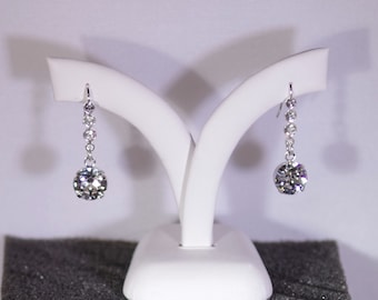 Swarovski Crystal Jewelry - Earrings -  Available in Several Swarovski Colors - Shown in Clear Crystal