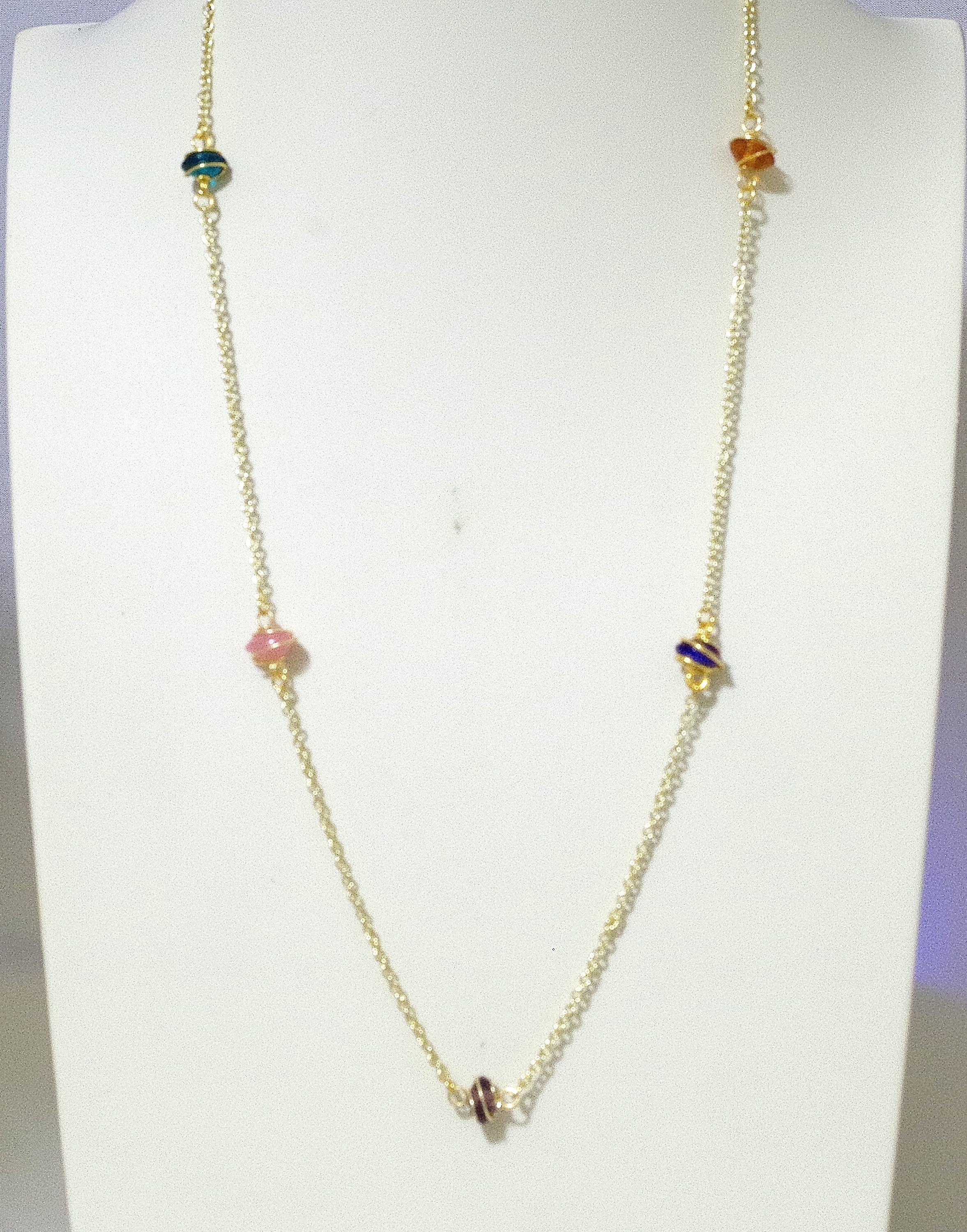 【TEMPLE OF THE SUN】Mati Station Chain Necklace Gold 199 Temple Of The Sun - Mati Station Chain - Gold – Three Stories