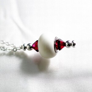 Swarovski Crystal & Sterling Silver Jewelry - Swarovski Pearl and Crystal Pendant Necklace - Sterling Silver Chain - All Colors Available