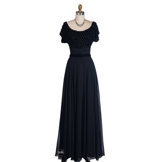 vintage 1940's dress ...old hollywood glamour Fran