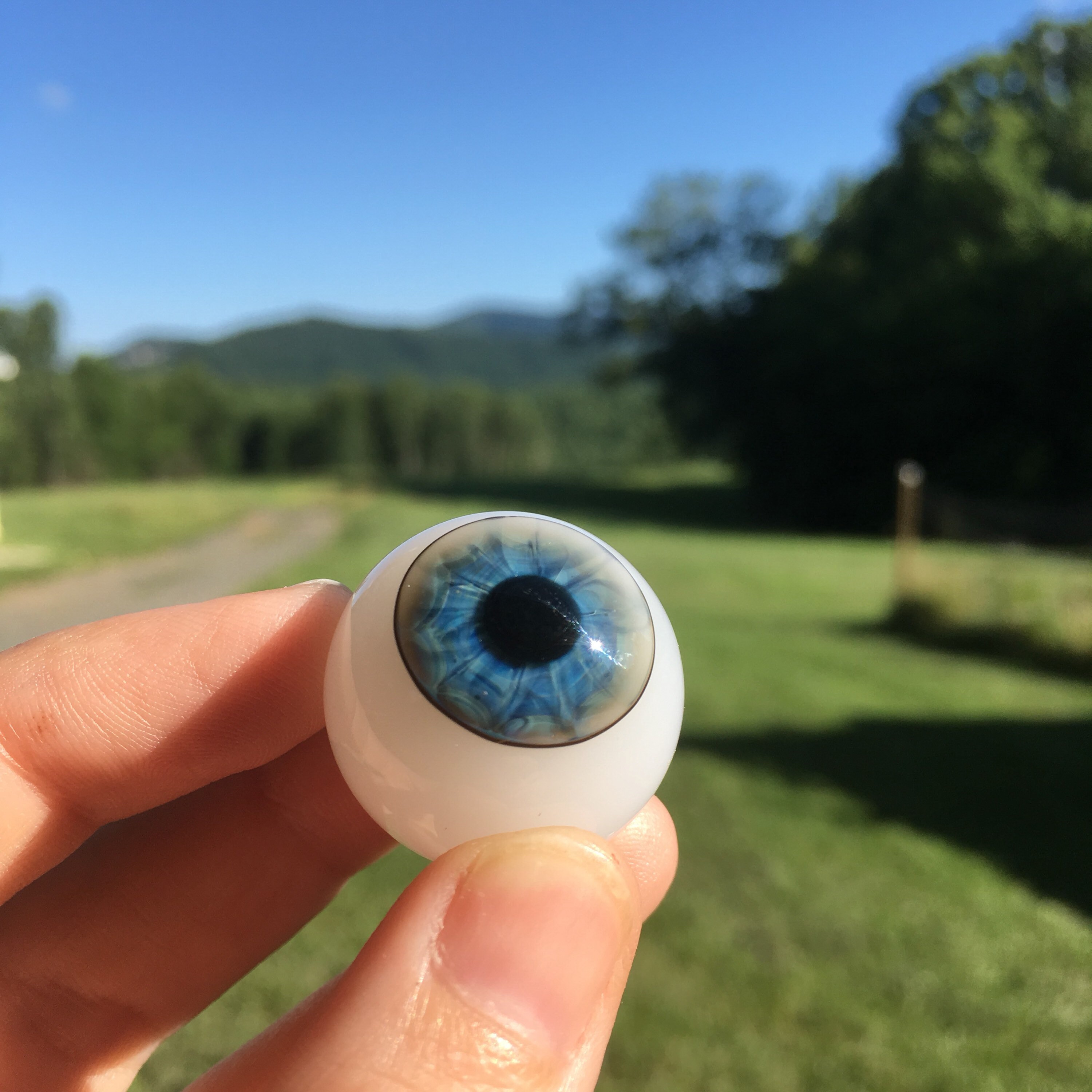 Glass Eyeball Marble Etsy