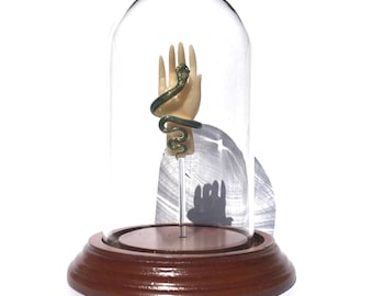 Snake Hand in a Bell Jar