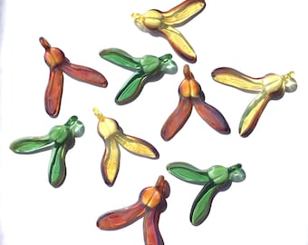 Glass Mapleseed Pendant