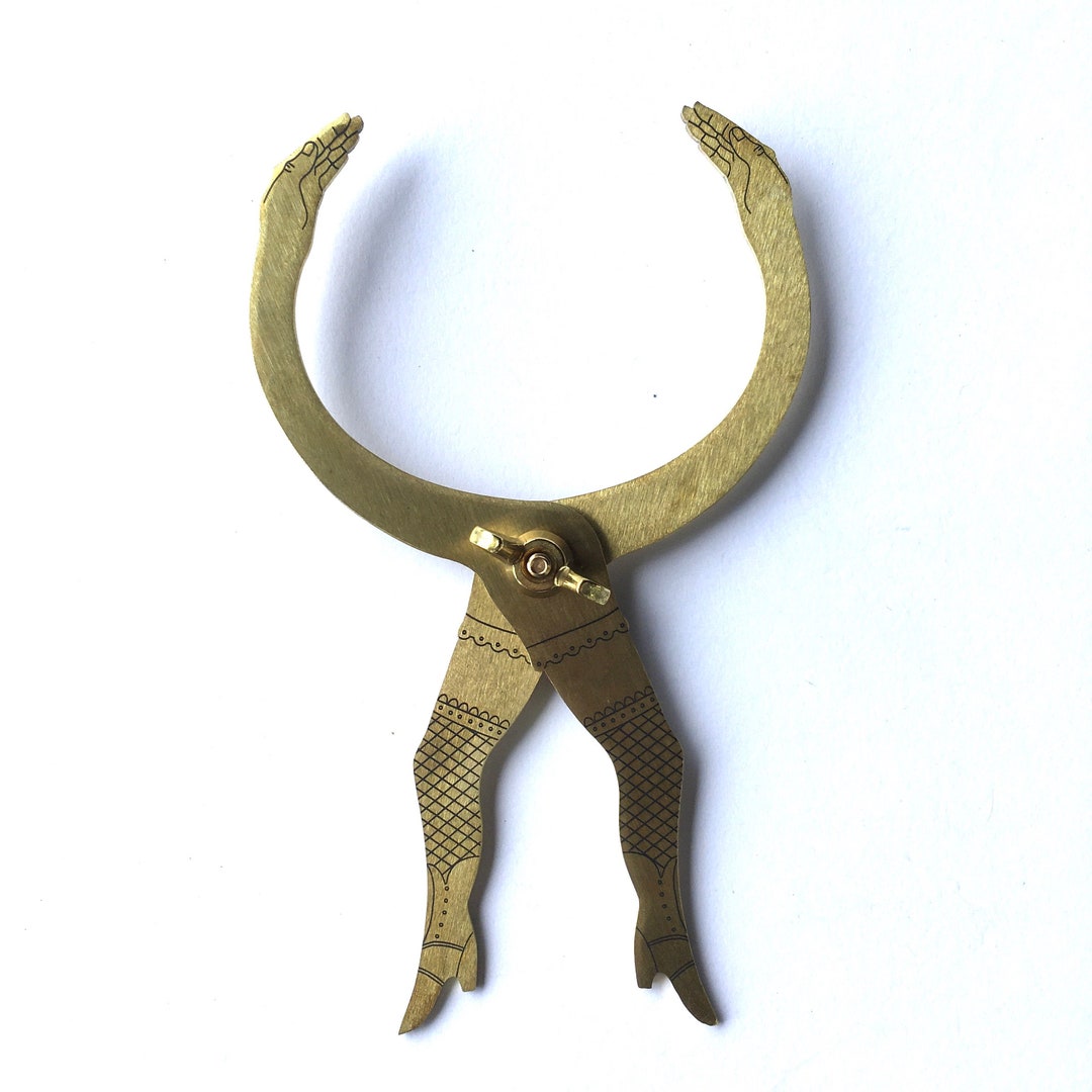 Lady Leg Calipers, Double Sided With Hands Etsy