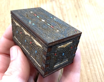 Wooden box for items in tiny jars or anything else you want to put in there