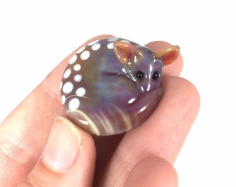 Cerbiatto tascabile / Statuetta di cerbiatto in vetro borosilicato