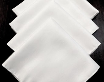 100% Premium COTTON HANDKERCHIEFS Pima Cotton Handkerchieves, Hankies, Reusable Tissues, All Sizes