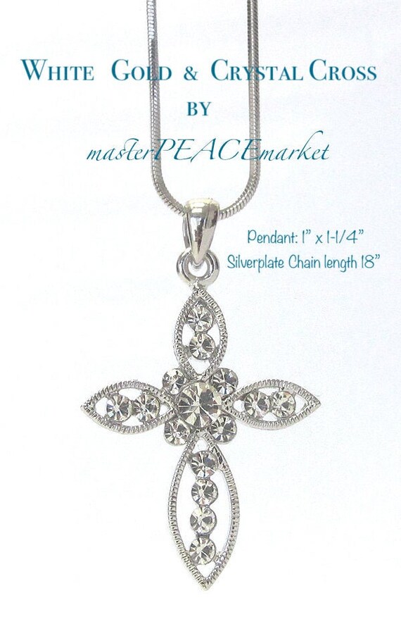 Faith Christian Jewelry Necklace Cross Etsy
