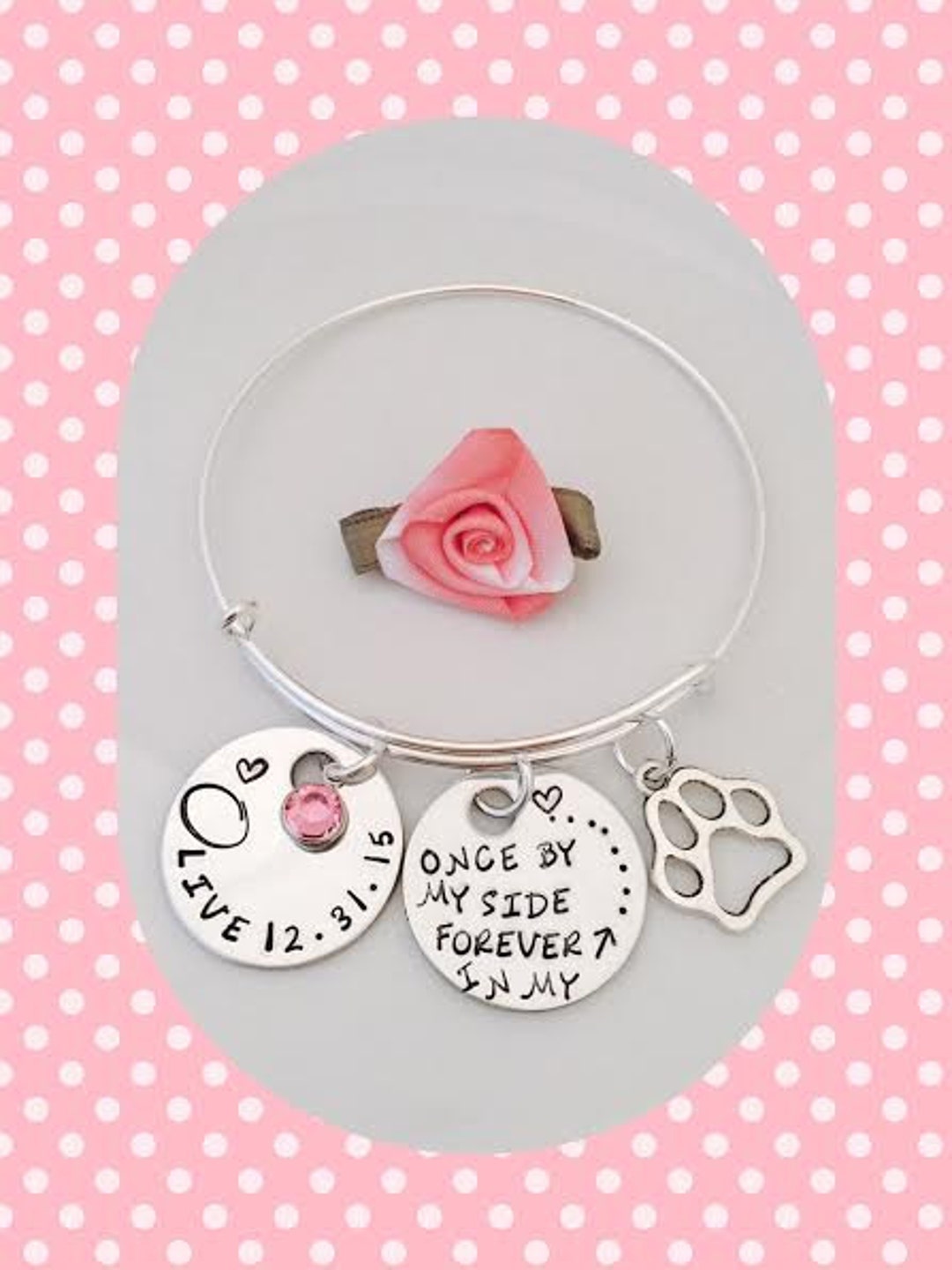 Pet Memorial BRACELET / DOG Memorial Bracelet / Pet Memorial Etsy