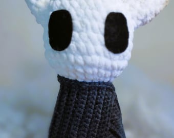 Hollow Knight inspired Crochet Pattern – Amigurumi Plush DIY Tutorial (PDF)