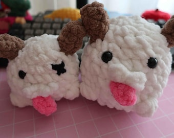 Poro Amigurumi Crochet Pattern: League of Legends Plushie (PDF Pattern)