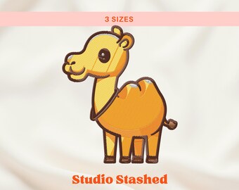 Cute Camel Embroidery Design, Adorable Camel Embroidery, Camel embroidery, Cute Animal Embroidery, Exotic Animal, Kawaii embroidery