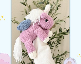 Sleepy Alicorn | Unicorn Plushie Crochet Pattern English PDF