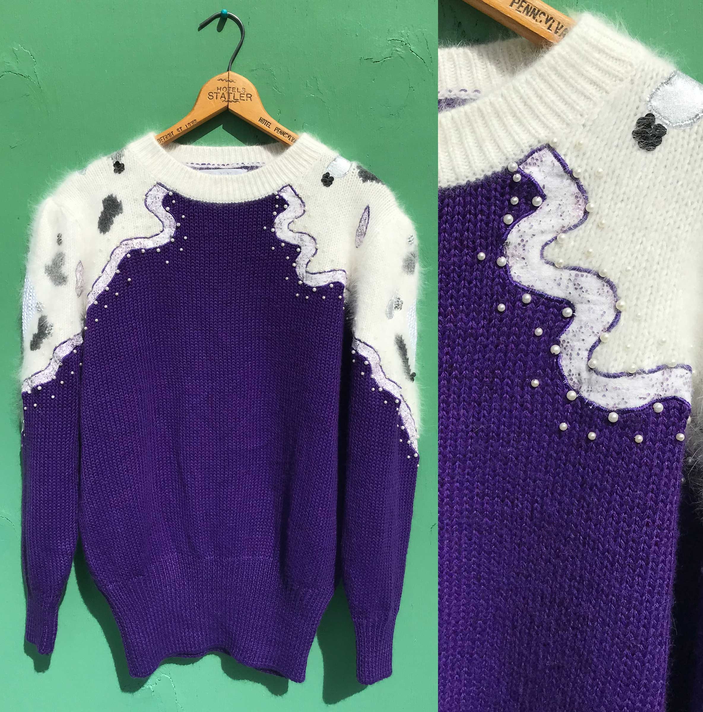 Angora Fuzzy Sweater - Etsy