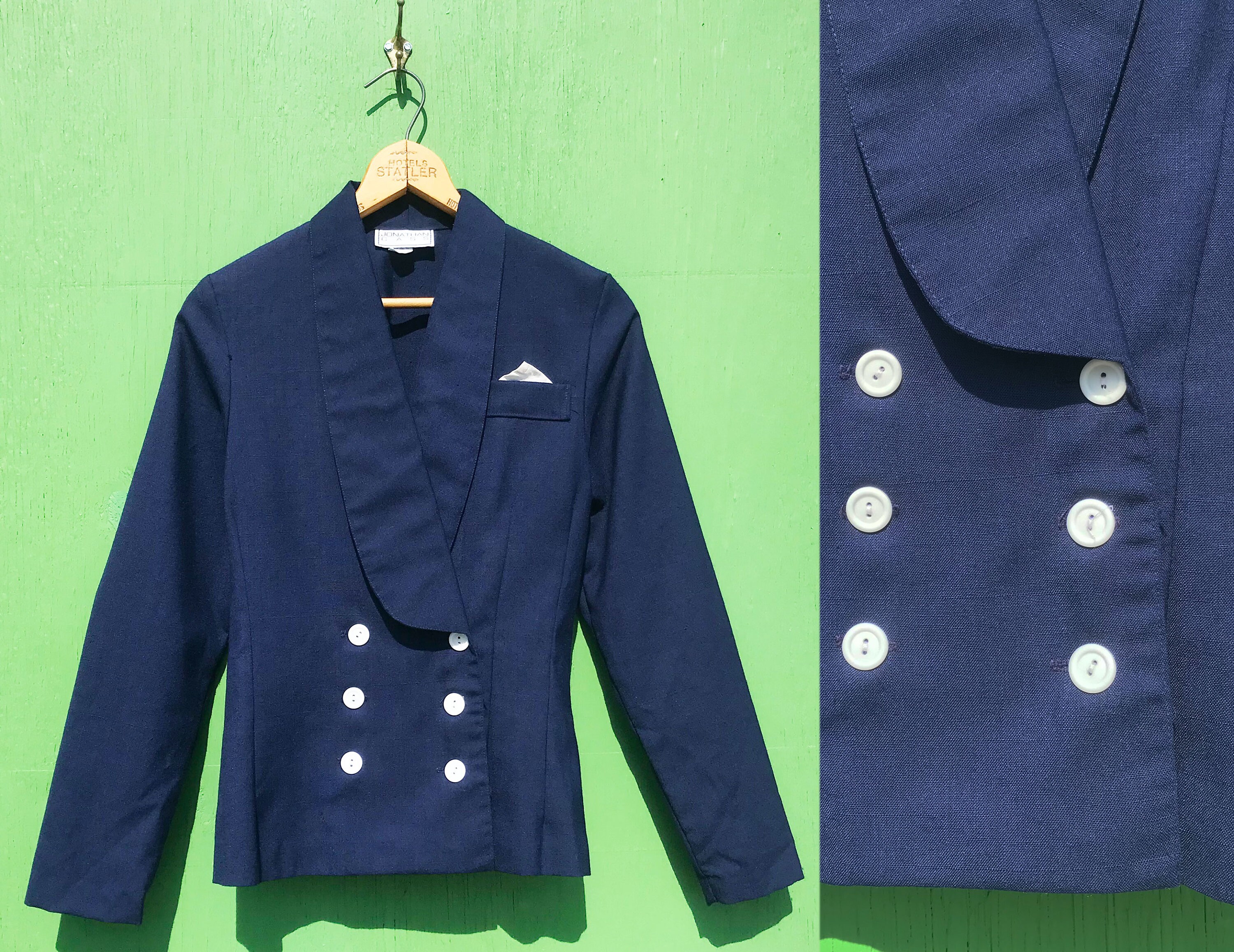 Navy Double Breasted Blazer - Etsy
