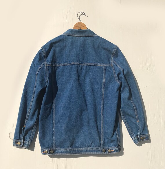 1980s Brittania Denim Jacket w Pockets Vintage In… - image 5