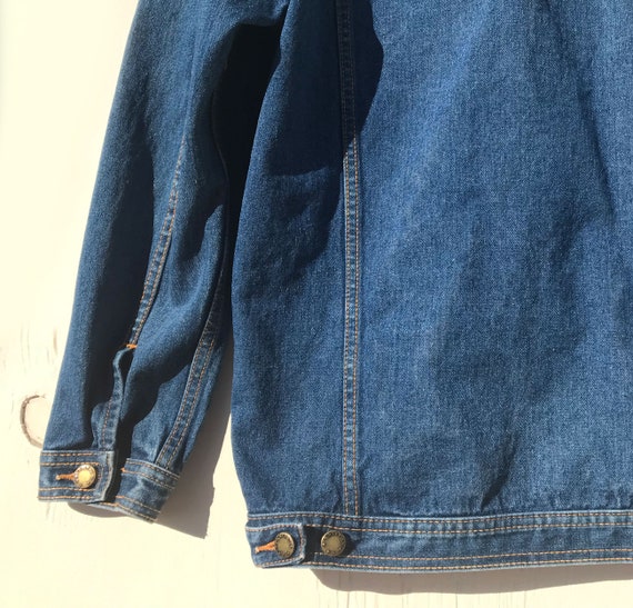 1980s Brittania Denim Jacket w Pockets Vintage In… - image 6