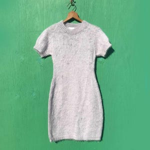 Vintage White Mohair Dress - Etsy Vintage White Mohair Dress - Etsy