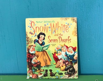 1950s Snow White Little Whitman Tell A Tale Book Classic Childrens Hardcover