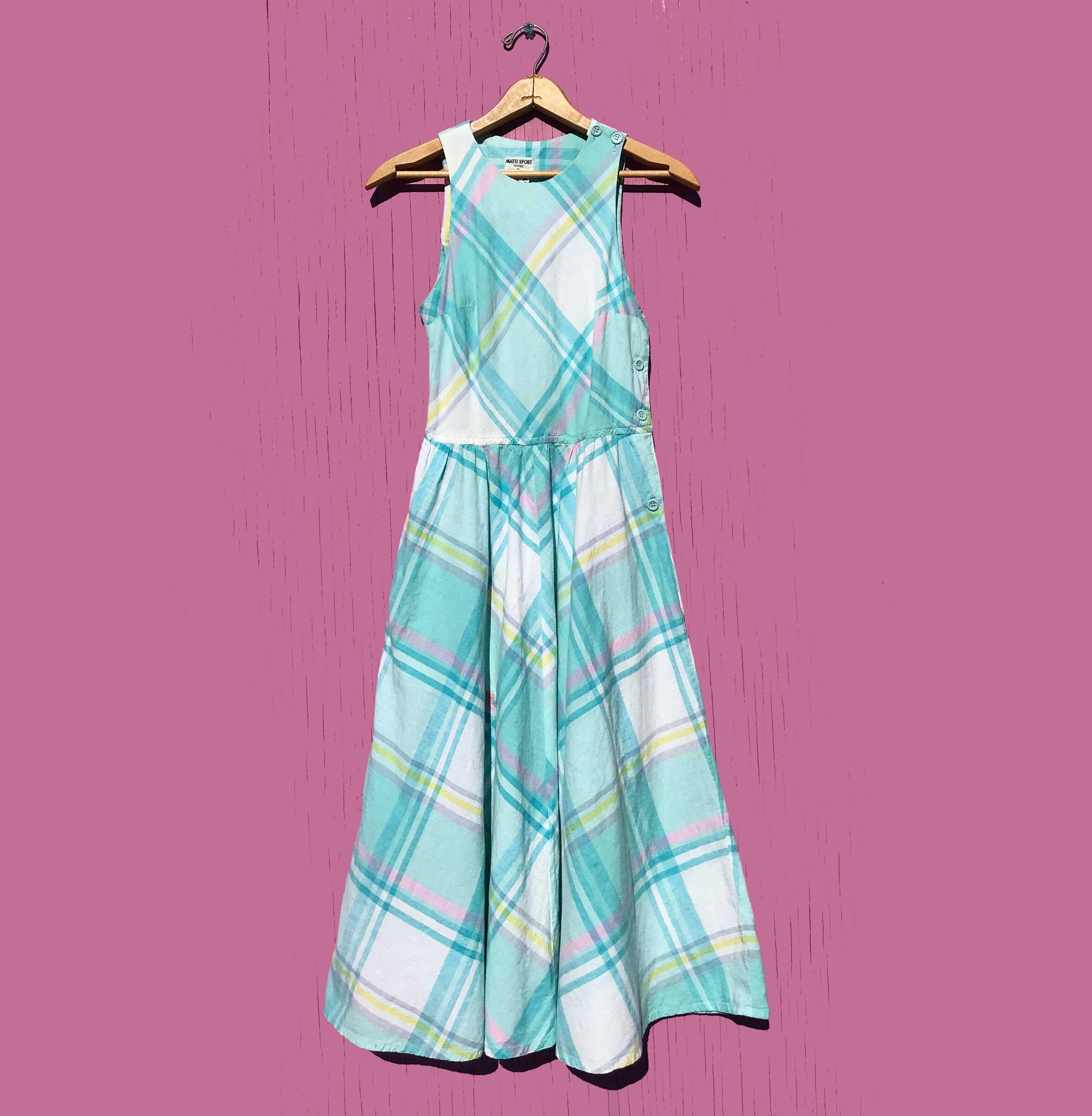 Vintage Madras Dress - Etsy