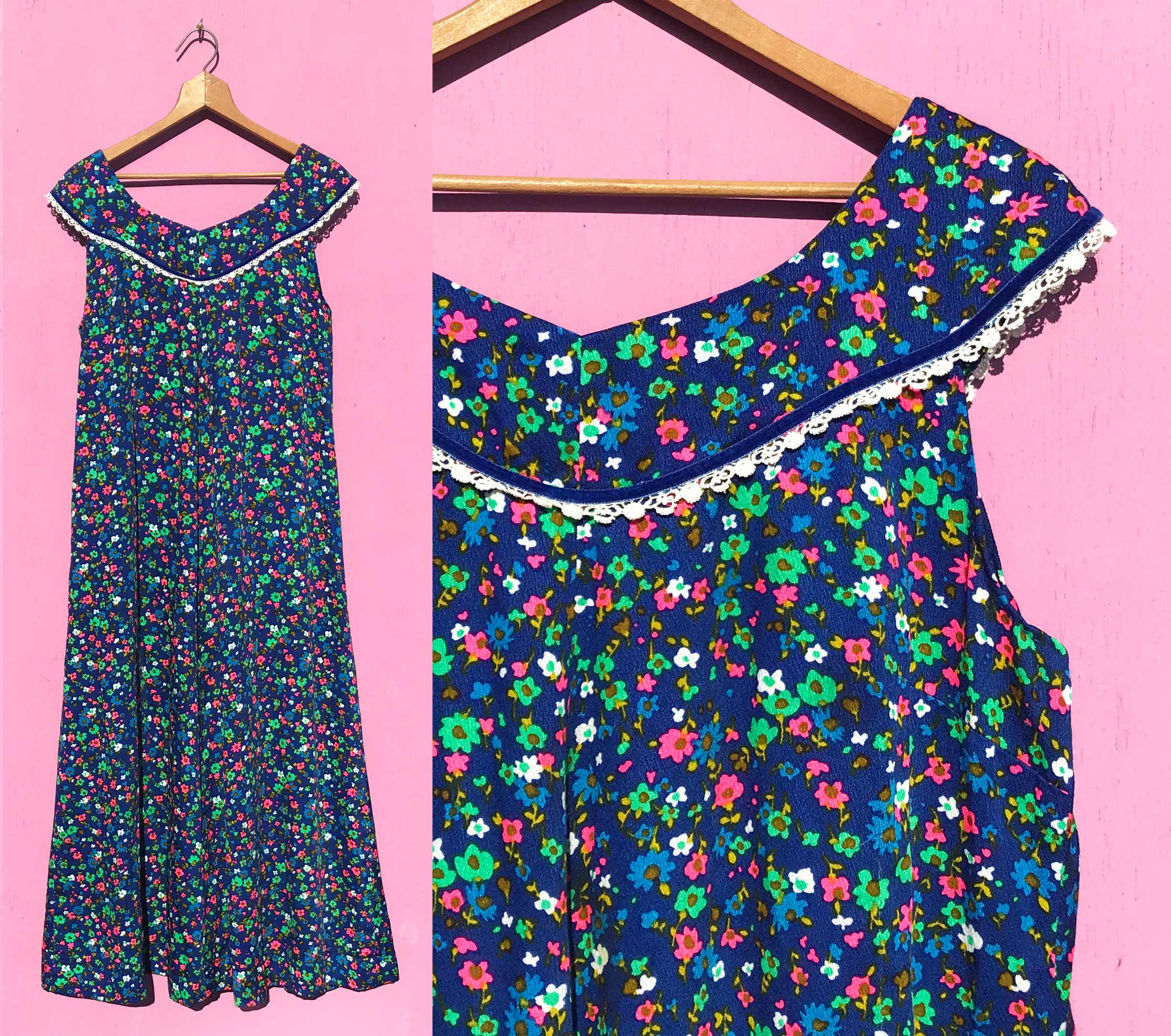 1980s Hawaii Muu Muu Nalii Honolulu 水玉 1980s Hawaii Muu Muu Nalii Honolulu 水玉 1980s Hawaii Muu