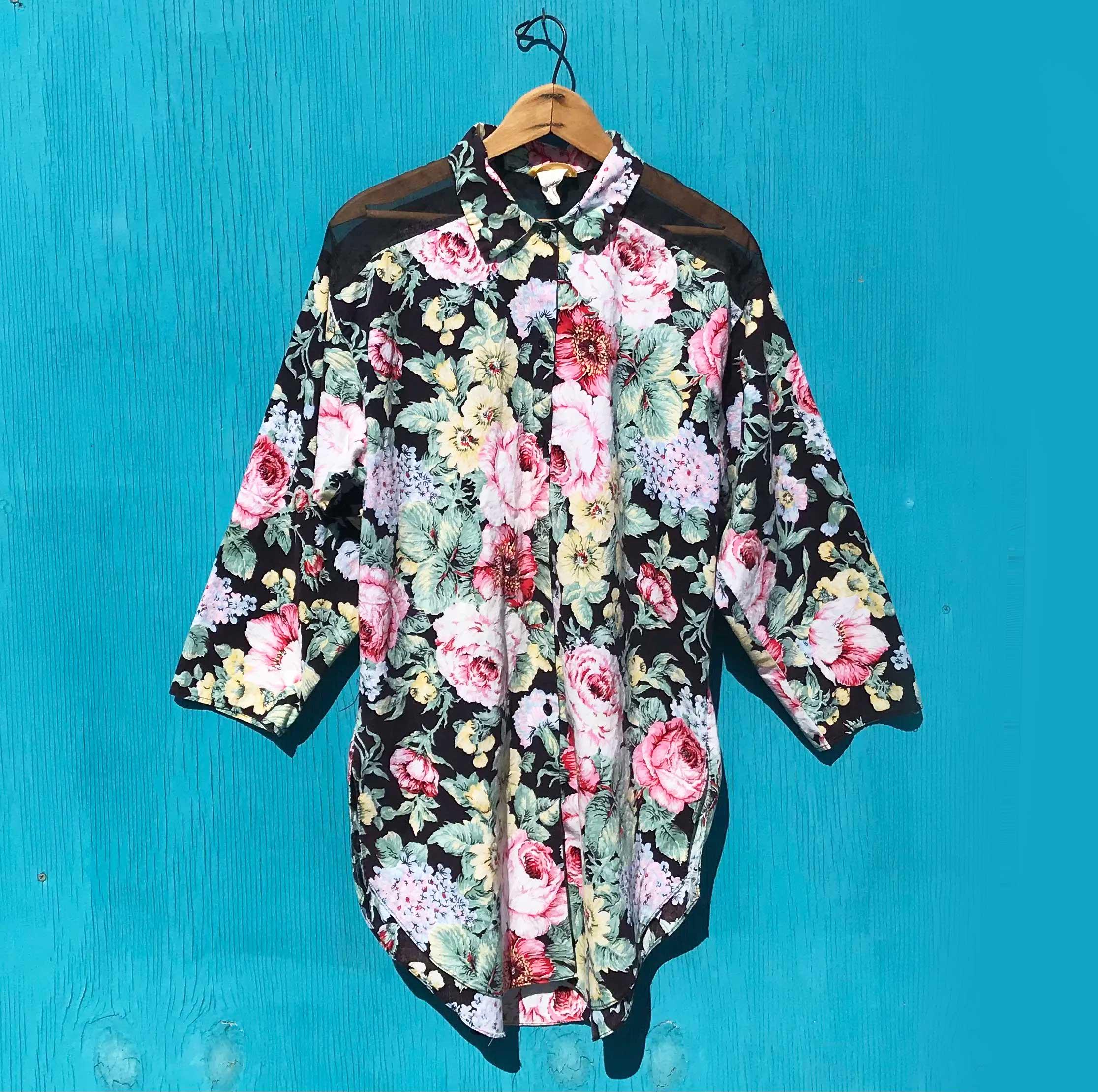1990s Sheer Shirt - Etsy