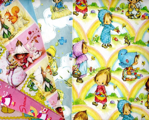 Baby Shower Wrapping Paper, Baby Shower Gift Wrap, Vintage