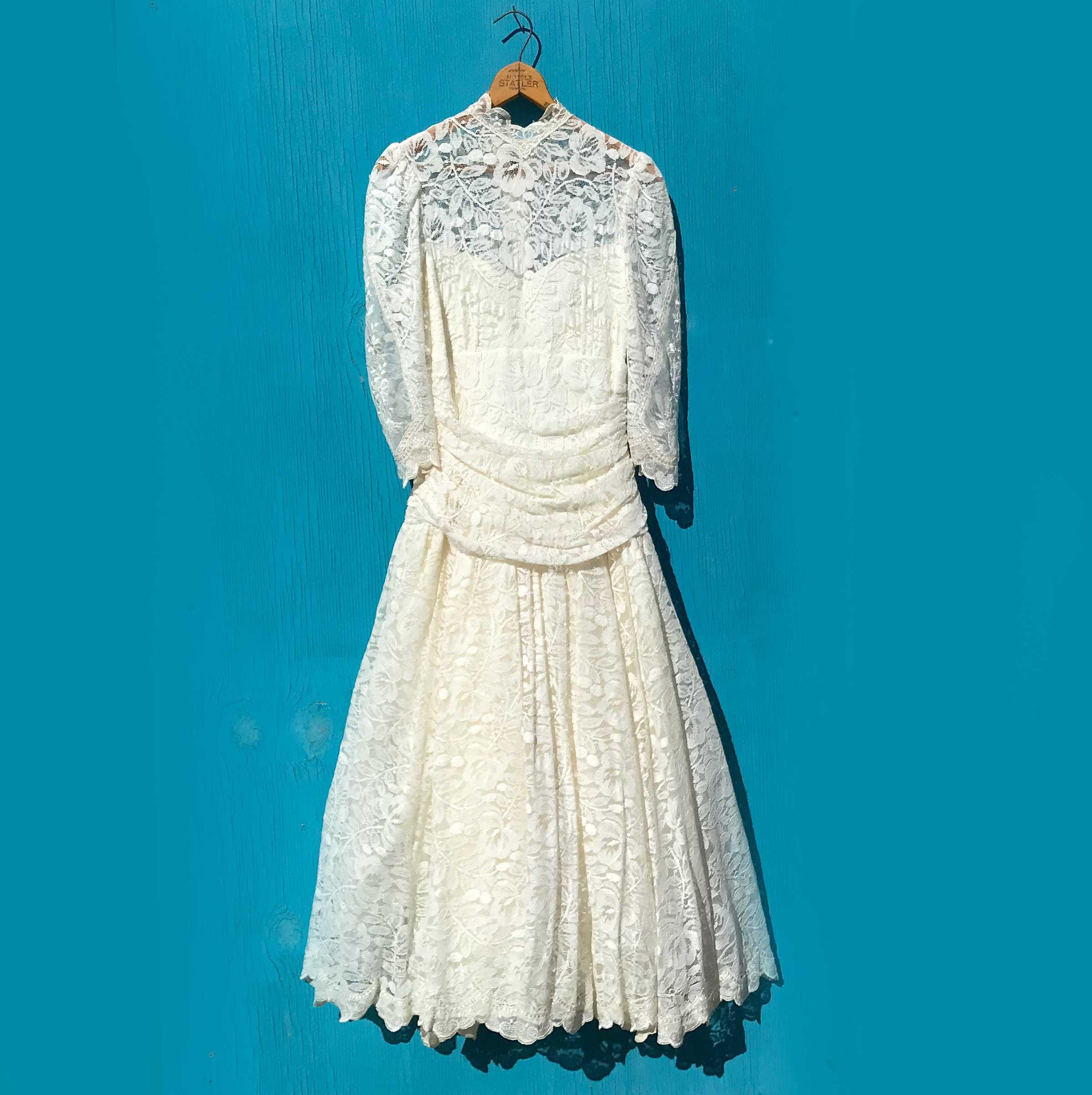 Cream Drop Waist Dress - Etsy