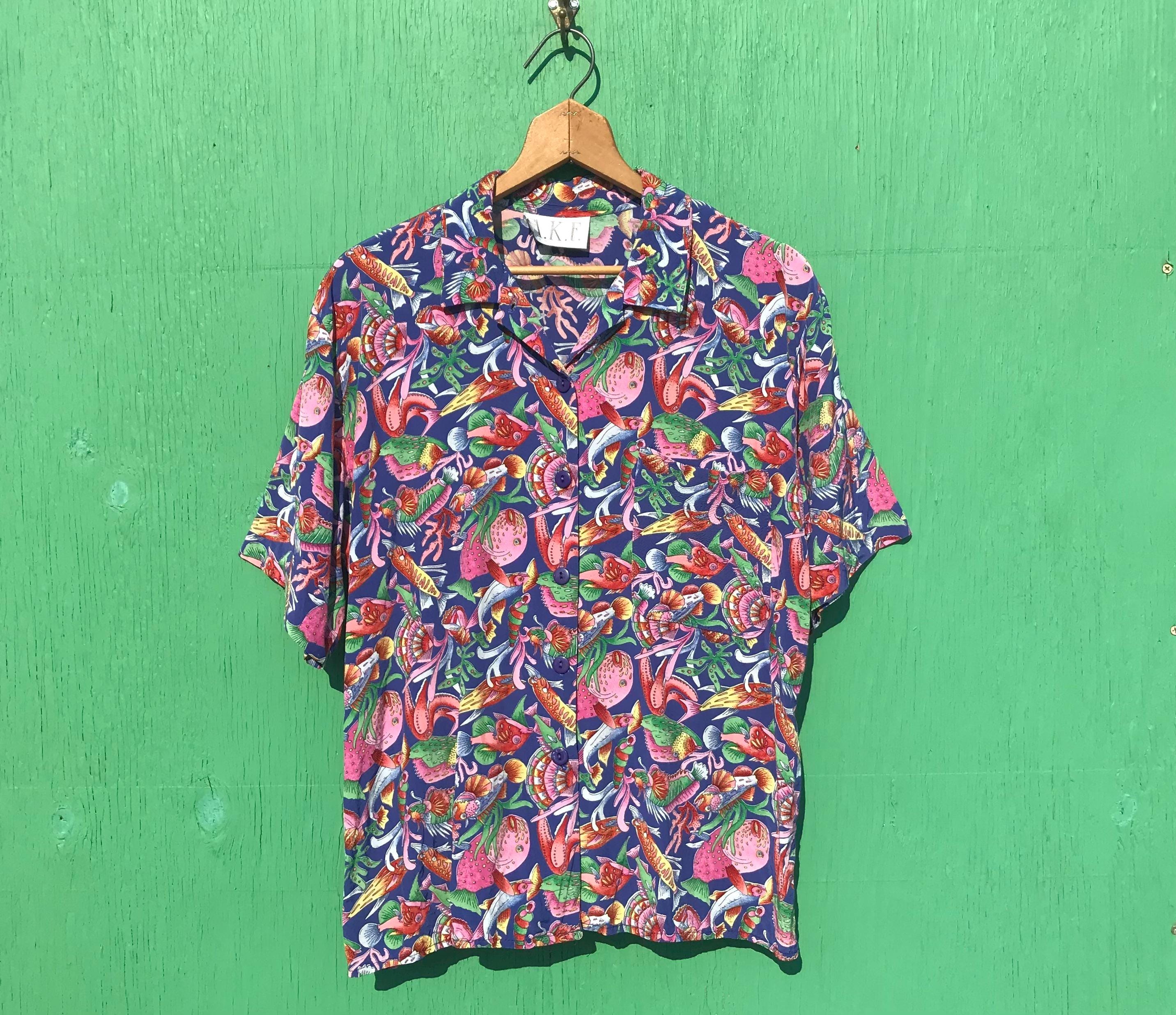 Vintage Rayon Shirt - Etsy