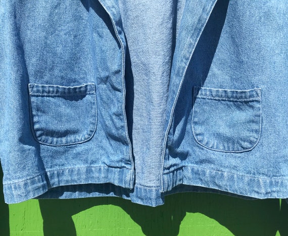 1990s Denim Dress And Jacket Sleeveless Princess Seam Gem 1990s-denim-dress-and-jacket-sleeveless-princess-seam-gem